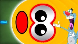 Worms zone.io New skin Black Worm  Snake Game android game io game new record 2026#icegmr  screenshot 4