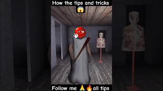 🔥💯granny hammer  🔨 secret tips and tricks😱 #granny #horrorgaming #shorts