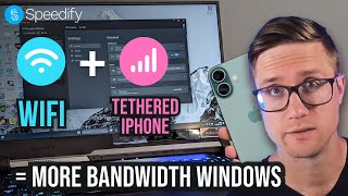 Combine Wi-Fi with a Tethered iPhone at the Same time on a Windows PC for More Bandwidth screenshot 4