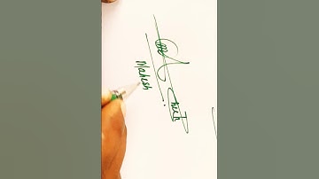 Mahesh name Signature Style//Best Signature idea#Viralshorts