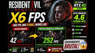 RTX 4000 + DLSS Hybrid MFG Enabler Resident Evil 9 nunca se vio así