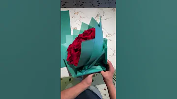 طريقة تغليف باقة الورد 