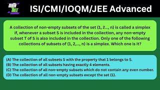 Challenging Problem on Sets | Set Theory | ISI/CMI/IOQM/JEE Advanced Problem | Math Tree