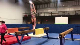 Standing Back Pike on Beam