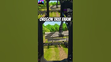 LOADING THE TRUCK - OREGON TREE FARM - FS25 #logging #sustainable #sustainablefarming #trees #shorts