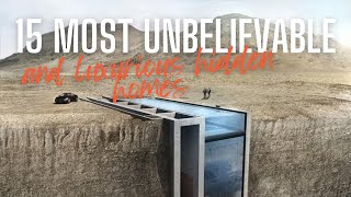 15 Most Unbelievable and Luxurious Hidden Homes | New Hidden House Video 2021