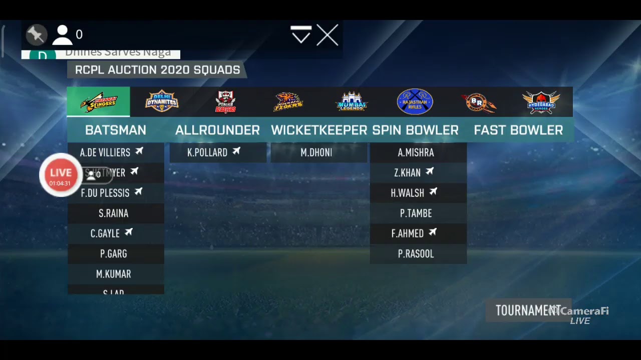 Rc 20 RCPL AUCTION IN TAMIL