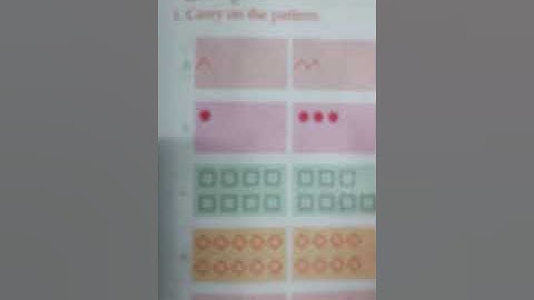 Class 1,Junior Maths, Pg 43, Patterns