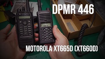 dPMR Motorola XT665d (XT660d)  PMR446 + LPD Unboxing - first look - visual compare to DP3600