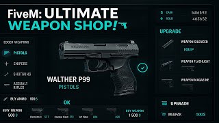 [QBCore - ESX] FiveM Weapon Shop Script - Full Setup & Showcase | Eyes Store