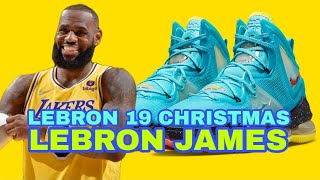 LEBRON 19 CHRISTMAS LEBRON JAMES NBA SHOE CREATOR NBA 2K22