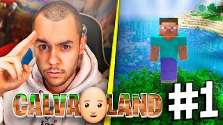 MI PRIMERA VEZ EN MINECRAFT | CALVALAND #1 - TheGrefg