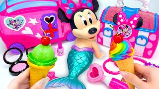 60 Minutes 🎀🐭 Set Unboxing Rainbow Ice Cream y Pink Mermaid Beauty con Juguetes Disney ASMR