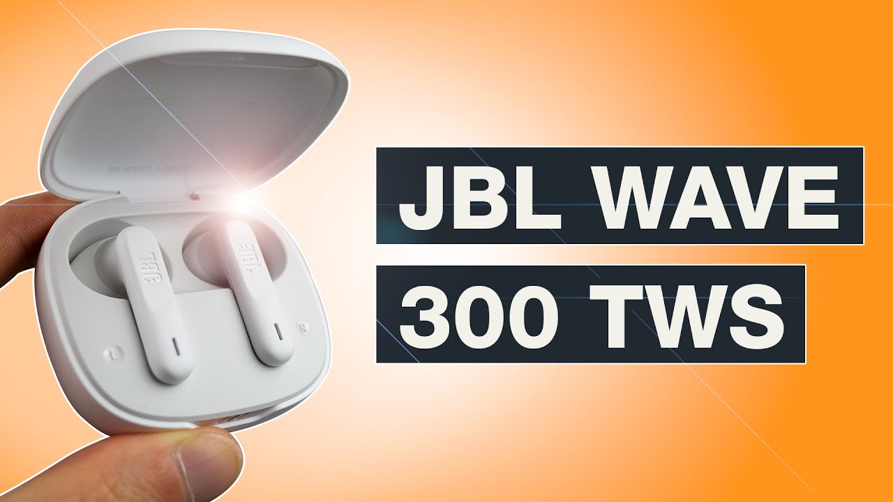JBL Wave 300 TWS True-Wireless Kopfhörer – Bis Zu 26h Akku, Deep Bass, IPX2, Inkl. Ladecase