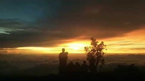 Sunset Timelapse-Mount Merbabu