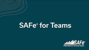 SAFe for Teams