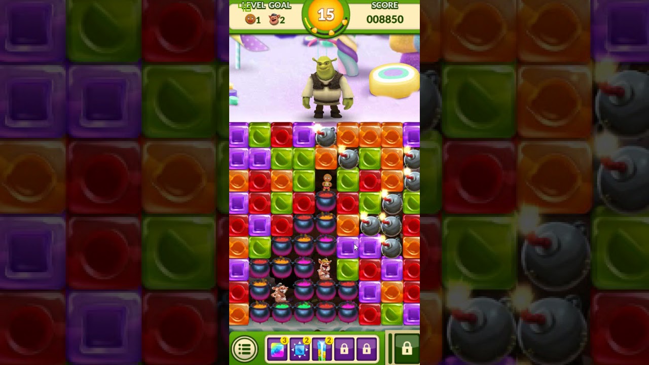 Shrek Sugar Fever level 59 no boosters 😈