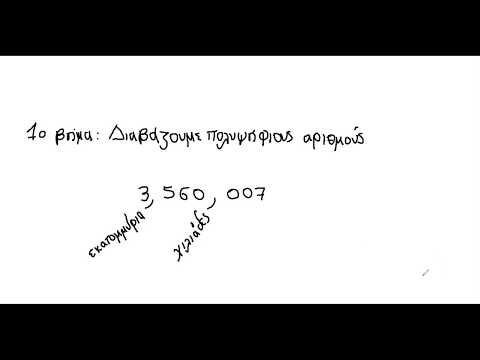 Βίντεο: Πώς να βρείτε τον αριθμό των διαχωριστών