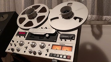 Revox PR99 Reel to Reel recorder test