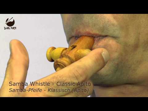 Wooden Samba Whistle - Classic Apito