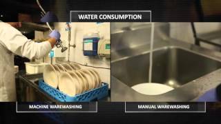 Reduce Your Total Costs Using a Dishmachine Instead of a Sink (English)