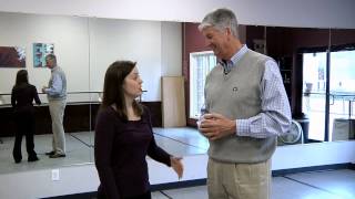 Chuck Dowdle prepares for dance competition