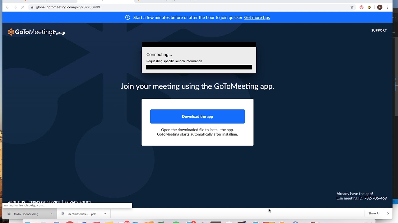 installing gotomeeting app installing gotomeeting app