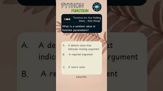 Famous π₯ Python Functions Quiz 99% FAIL! (Are You in the 1%?) - 39 Profile