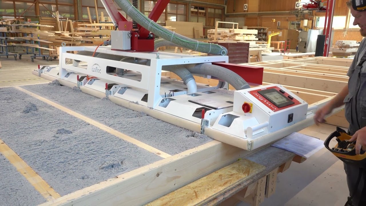 Ausflocken mit teleskopischem Scherenhubwerk