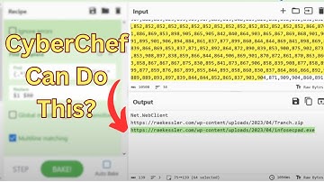 Advanced CyberChef Operations for Malware Analysis and Deobfuscation