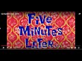 Five Minutes Later Spongebob Time Card 149 Five Minutes Later Spongebob Time Card 149
