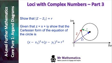 Locus of the magnitude of a complex number - Part 3 | Mr Mathematics