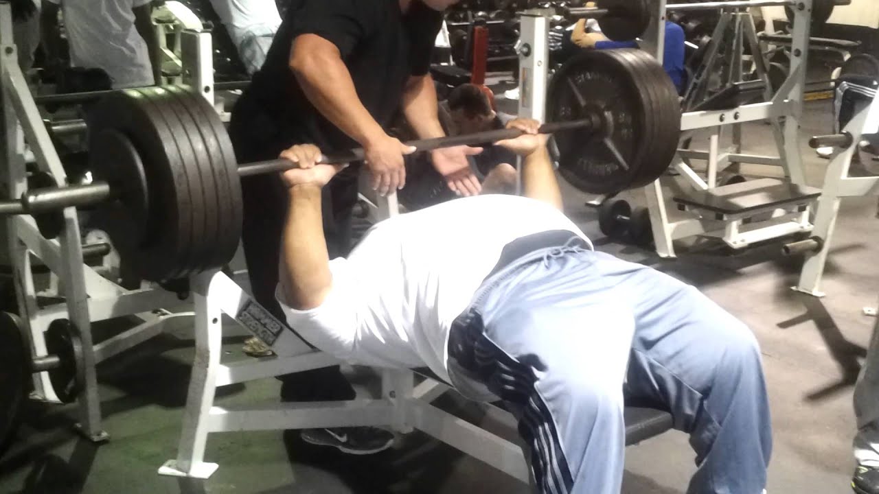 545 bench press for reps - YouTube