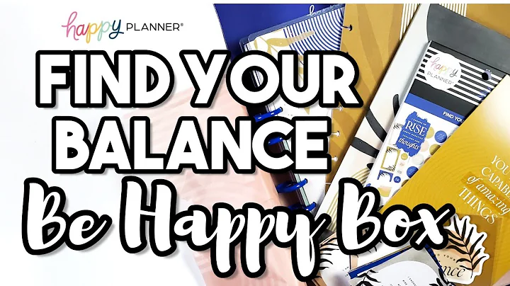 *NEW* Find Your Balance BE HAPPY BOX| Happy Planne...