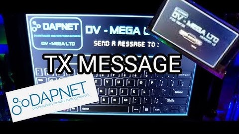 DAPNET - MMDVM Sending Messages