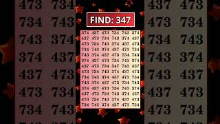 Famous 🔎 Riddle Challenge — Find the Number 347! #shorts #quiz #gkquiz Wealth
