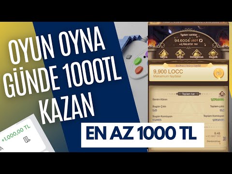 5 DAKİKA OYUN OYNA🎮 | GÜNDE 1000TL KAZAN🤑 | TELEFONUNDAN PARA KAZAN💰#2023parakazan