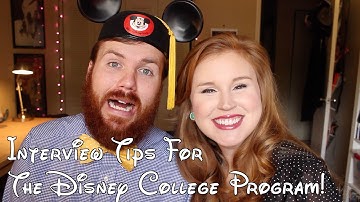 Interview Tips for the Disney College Program! | JoeyBBugg