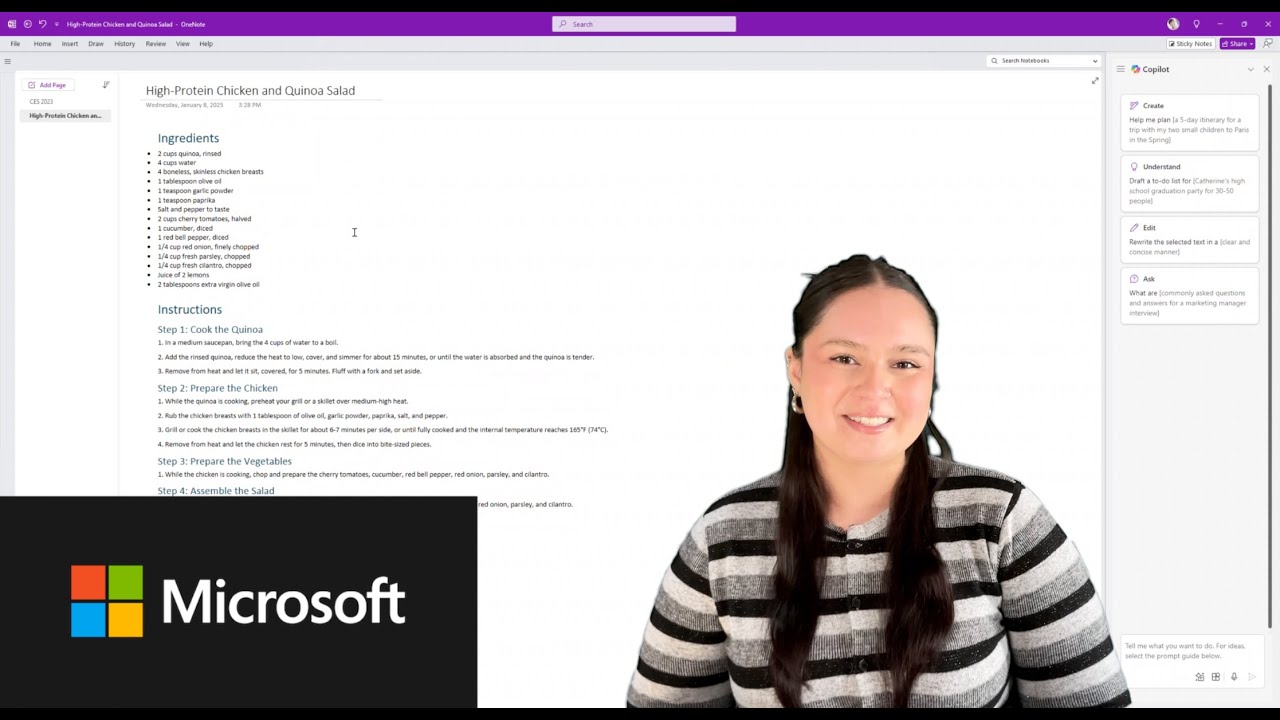 How I used Copilot in OneNote to make cooking so much easier