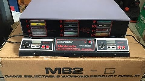 Nintendo NES M82 attract mode intro loop (NTSC, RGB, GBS-C scaled and captured)