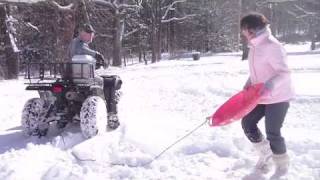 Sledding and Falling!!