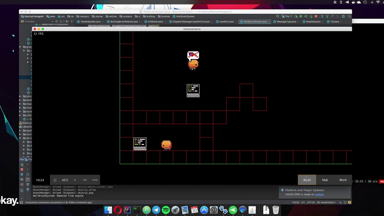 Libgdx - testing undo and redo in editor - YouTube