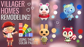 ACNH Villager Homes Remodelings EP1 Ione Coco Poppy and Flurry Speed Build