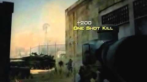 MW3 I quickscoping msr I gameplay
