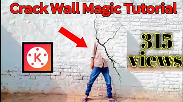 Crack Wall Magic Tutorial|| in KineMaster// video editing//VFX
