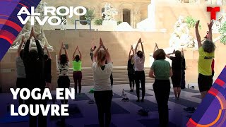 Clases de yoga y cardio son dictadas entre los tesoros del Louvre