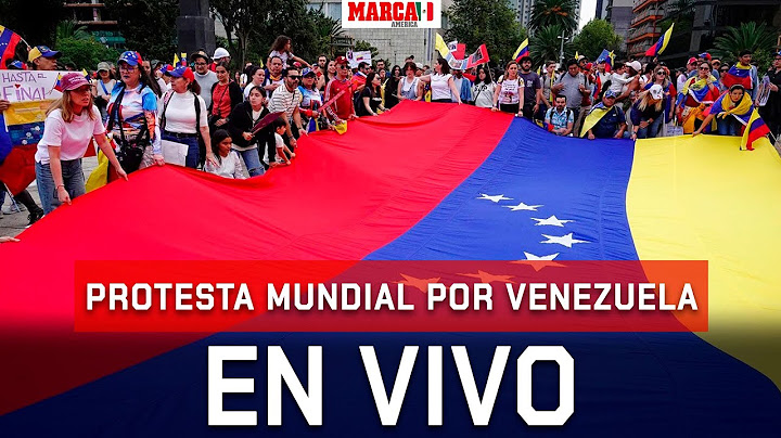 CDMX: Protesta Mundial por Venezuela I EN VIVO