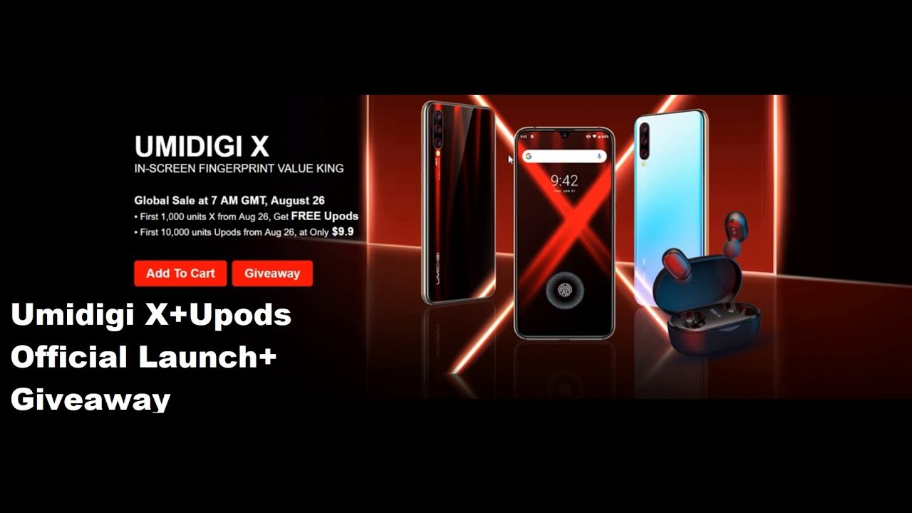 UMIDIGI X OFFICIAL LAUNCH+GIVEAWAY!Check the video and description! UMIDIGI X OFFICIAL LAUNCH+GIVEAWAY!Check the video and description!
