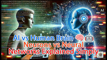 AI vs Human Brain 🧠🤖 | Neurons vs Neural Networks Explained Simply
