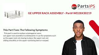 GE UPPER RACK ASSEMBLY - Part# WD28X30219 - PartsIPS